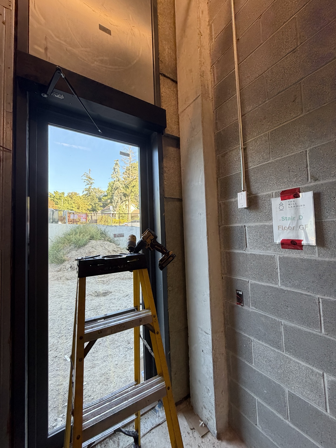 Commercial panic hardware and automatic doors