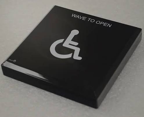 Wave to open accessibility switch